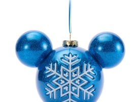 Mickey Mouse Icon Ball Ornament – Blue available online