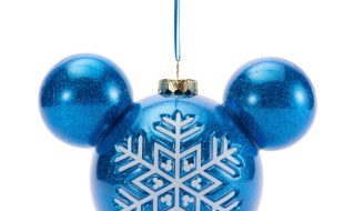 Mickey Mouse Icon Ball Ornament – Blue available online
