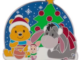 Winnie the Pooh and Pals Holiday Pin has hit the shelves