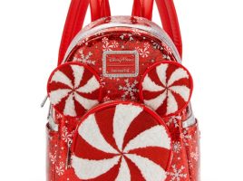 Mickey Mouse Icon Peppermint Swirl Loungefly Mini Backpack – Purchase Online Now