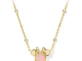 Minnie Mouse Icon Necklace by Kendra Scott here now