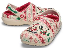 Santa Mickey Mouse Holiday Clogs for Kids by Crocs now available