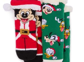 Santa Mickey Mouse and Friends Holiday Sock Set for Kids – Get It Here