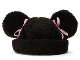 Minnie Mouse Fleece Beanie for Women by Cakeworthy – Black now out for purchase