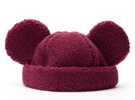 Mickey Mouse Fleece Beanie for Women by Cakeworthy – Plum – Exclusive is available online