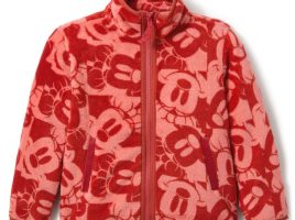 Minnie Mouse Zip Fleece Jacket for Girls – Red now available