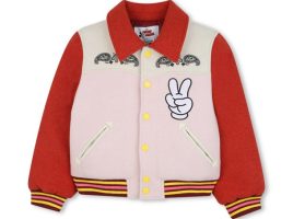 Mickey Mouse Varsity Jacket for Kids by Marc Jacobs – Red/Pink – Buy Online Now