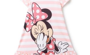 Minnie Mouse Striped Nightshirt for Girls now available