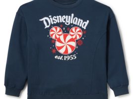Mickey Mouse Icon Peppermint Swirl Holiday Pullover Sweatshirt – Disneyland has hit the shelves for purchase