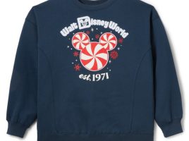 Mickey Mouse Icon Peppermint Swirl Holiday Pullover Sweatshirt – Walt Disney World – Purchase Online Now