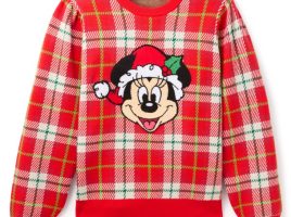 Minnie Mouse Holiday Plaid Sweater for Women – Buy It Today!