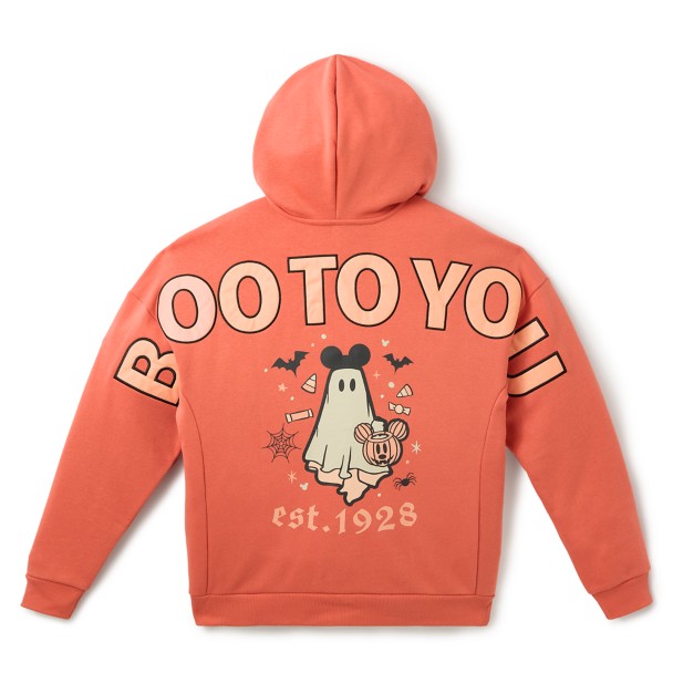 Mickey Mouse ''Boo to You'' Halloween Zip Hoodie for Adults