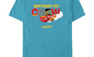 Lightning McQueen ”Birthday Pit Crew” T-Shirt for Kids – Cars – Customized | Disney Store is available online
