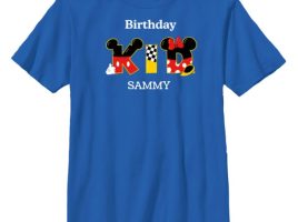 Mickey and Minnie Mouse ”Birthday Kid” T-Shirt for Kids – Customized | Disney Store is now available for purchase