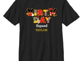 Mickey and Minnie Mouse ”Birthday Squad” T-Shirt for Kids – Customized | Disney Store is now available for purchase