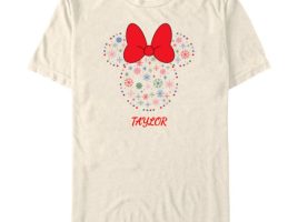 Minnie Mouse Icon Holiday Lights and Snowflakes T-Shirt – Customized | Disney Store available online