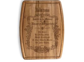 The Haunted Mansion Cutting Board is now available