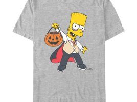 Bart Simpson as Dracula Halloween T-Shirt for Adults – The Simpsons – Purchase Online Now