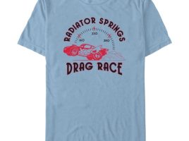 Radiator Springs Drag Race T-Shirt for Adults – Cars is now available online