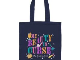 The Golden Girls ”My Beauty Is a Curse” Canvas Tote – Buy Online Now