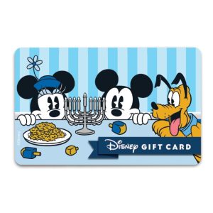 Mickey Mouse and Friends Hanukkah Disney Gift Card