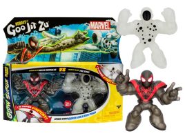 Miles Morales vs. The Spot Heroes of Goo Jit Zu Glow-in-the-Dark Figure Set is now available online