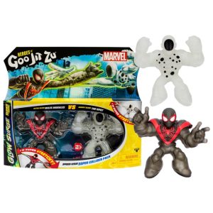 Miles Morales vs. The Spot Heroes of Goo Jit Zu Glow-in-the-Dark Figure Set