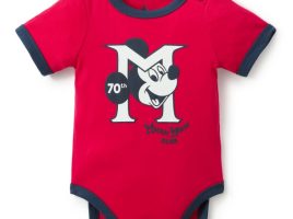 Mickey Mouse Club 70th Anniversary Bodysuit for Baby is now available