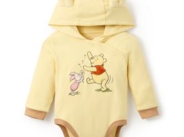 Winnie the Pooh and Piglet Hooded Bodysuit for Baby now out