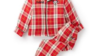 Mickey Mouse and Pluto Plaid Holiday Sleep Set for Kids – Personalized available online