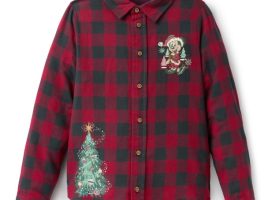 Santa Mickey Mouse Holiday Plaid Flannel Shirt for Kids by Our Universe now available for purchase Santa Mickey Mouse Holiday Plaid Flannel Shirt for Kids by Our Universe now available for purchase