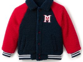Mickey Mouse Club 70th Anniversary Varsity Jacket for Kids is now out for purchase