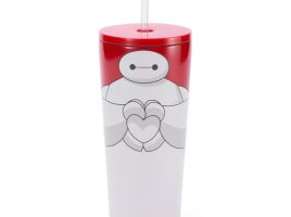 Baymax 22 oz. Stainless Steel Tumbler with Straw – Big Hero 6 now available