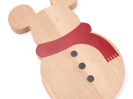 Mickey Mouse Wooden Snowman Serving Board is now available