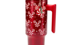 Mickey Mouse Icon Peppermint Swirl 40 oz. Starbucks® Stainless Steel Travel Tumbler with Charm now available online