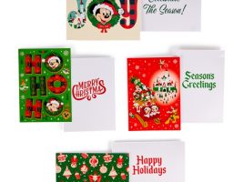 Santa Mickey Mouse and Friends Christmas Greeting Cards – Holiday 2025 is now out for purchase