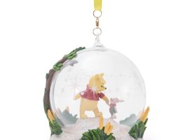 Winnie the Pooh and Piglet Glass Globe Sketchbook Ornament – Get It Here