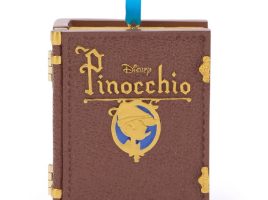 Pinocchio Storybook Musical Living Magic Sketchbook Ornament was released today