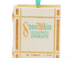 Snow White and the Seven Dwarfs Storybook Musical Living Magic Sketchbook Ornament now out