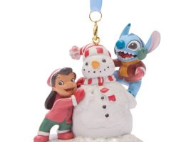 Lilo & Stitch with Snowman Sketchbook Ornament was released today