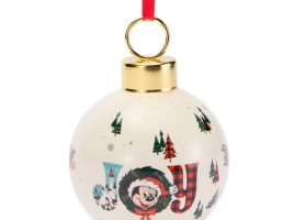 Santa Mickey Mouse ”Joy” Ornament is now available