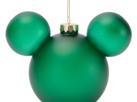 Mickey Mouse Icon Ball Ornament – Green here now