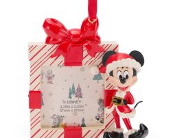 Santa Mickey Mouse Photo Frame Holiday Ornament – 2 1/4” x 2 1/4” is here now