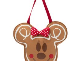 Minnie Mouse Big Face Gingerbread Holiday Tote Bag is now available for purchase