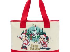 Mickey and Minnie Mouse ”Happy Holidays” Tote Bag has hit the shelves for purchase