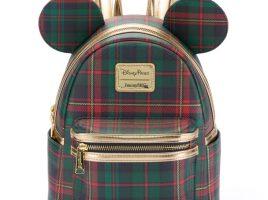 Mickey Mouse Holiday Plaid Loungefly Mini Backpack is available online for purchase
