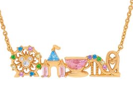 Disneyland Attractions Necklace by Girls Crew available online