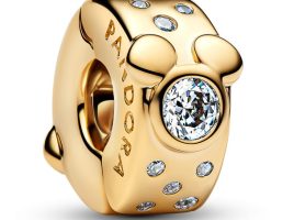 Mickey and Minnie Mouse Clip Charm by Pandora is available online for purchase