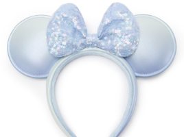 Minnie Mouse Ear Headband for Adults – Winter Blue – Purchase Online Now