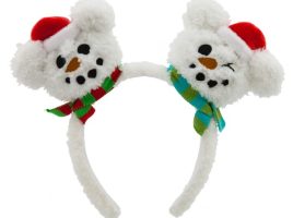 Mickey Mouse Snowman Holiday Ear Headband for Adults released today